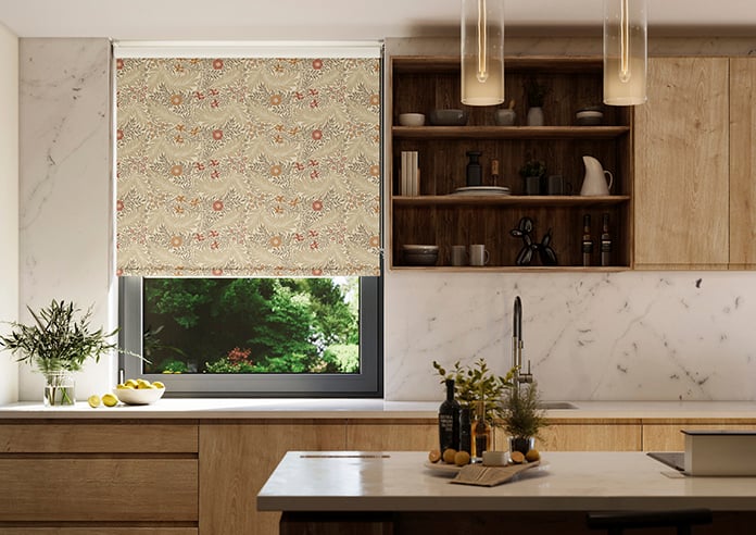 William Morris At Home Larkspur, Acorn - Twist&Fit Roller Blind - Image 3